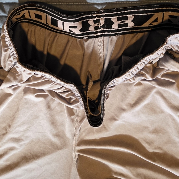 Under Armour Men's Gray Athletic Shorts - Picture 3 of 3